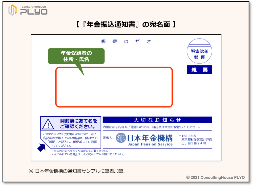 【みんなのねんきん】振込通知書による情報漏洩事件
